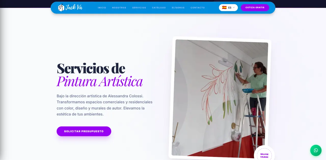 JackVa Pinturas - Servicios de pintura artística